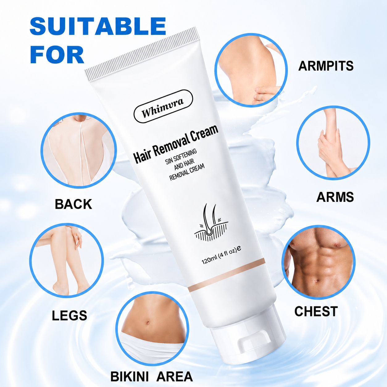 Whimvra Painless Bikini Gel Smooth Skin Without the Razor Drama ✨