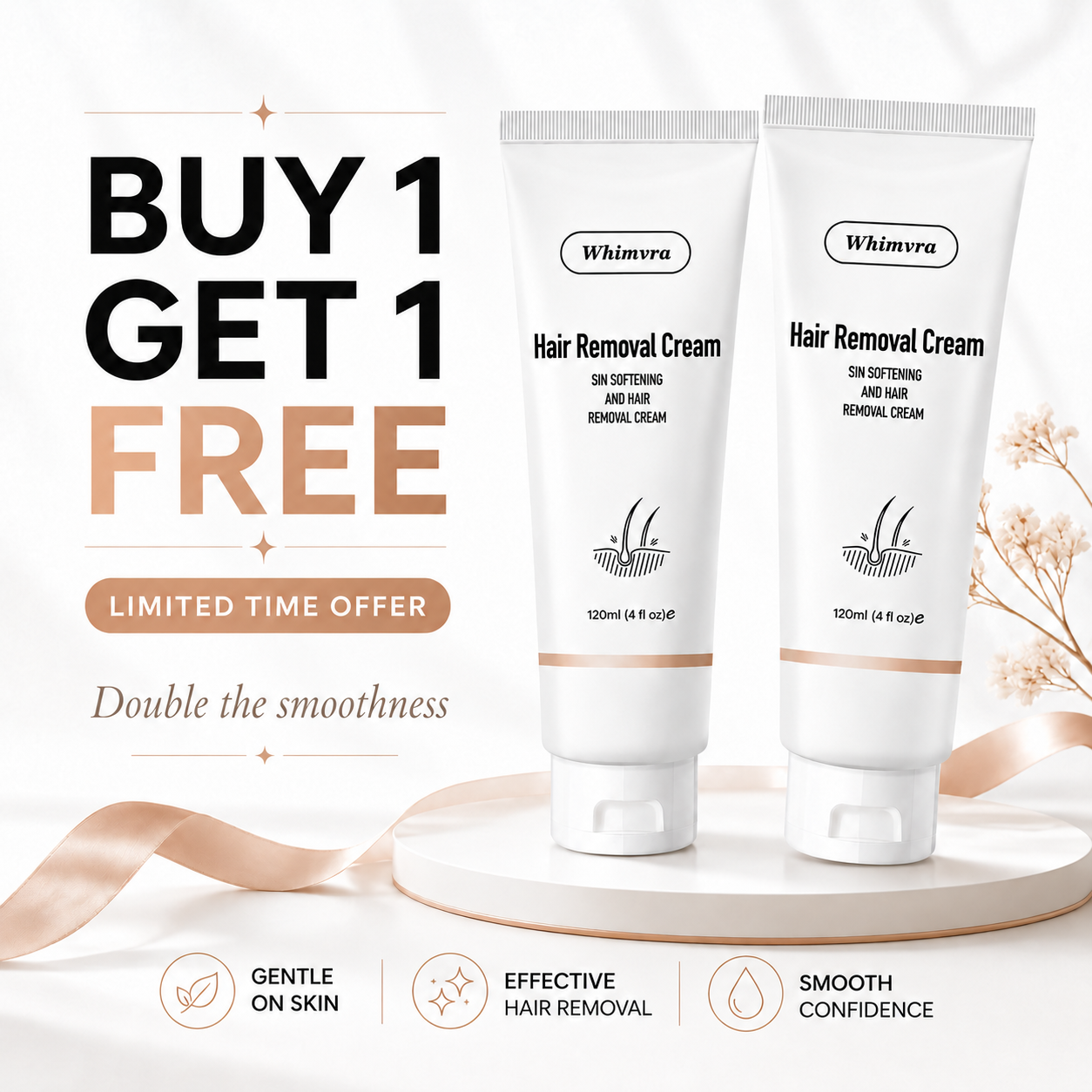 Whimvra Painless Bikini Gel Smooth Skin Without the Razor Drama ✨