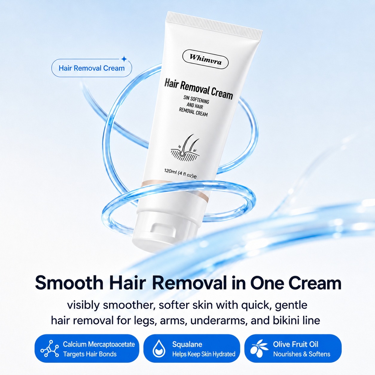 Whimvra Painless Bikini Gel Smooth Skin Without the Razor Drama ✨