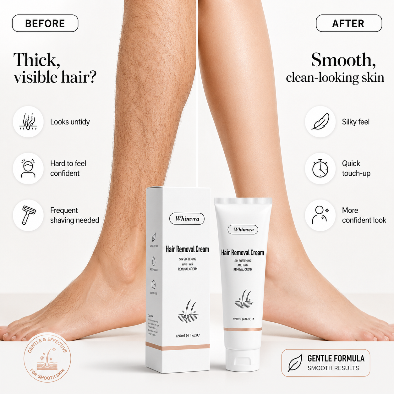 Whimvra Painless Bikini Gel Smooth Skin Without the Razor Drama ✨